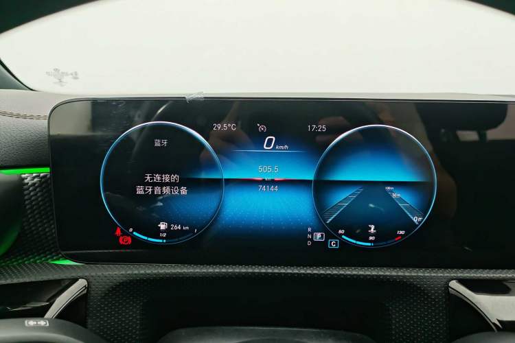 Used Mercedes-Benz A-Class 2020 A 200 L Sport Sedan Odometer Close Up