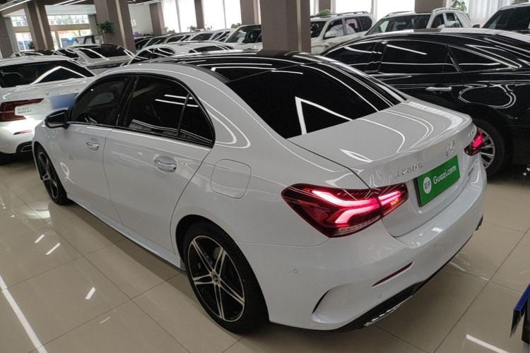 Used Mercedes-Benz A-Class 2020 A 220 L 4MATIC Sport Sedan Rear Left 45 Deg