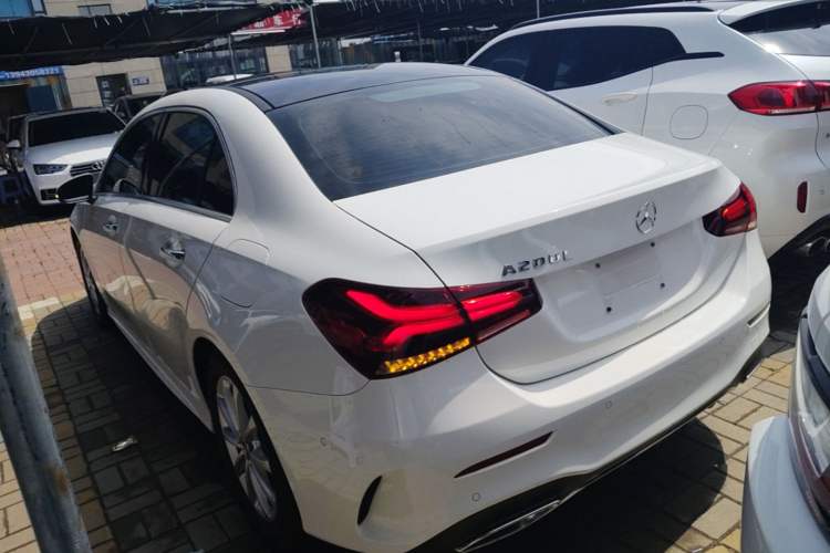 Used Mercedes-Benz A-Class 2020 Restyled A 200 L Sport Sedan Dynamic Version Rear Left 45 Deg