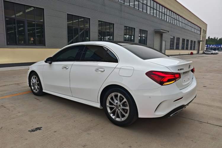 Used Mercedes-Benz A-Class 2020 Restyled A 200 L Sport Sedan Dynamic Version Rear Left 45 Deg