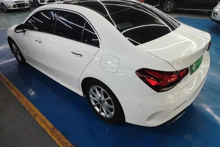 Used Mercedes-Benz A-Class 2020 Restyled A 200 L Sport Sedan Dynamic Version Rear Left 45 Deg