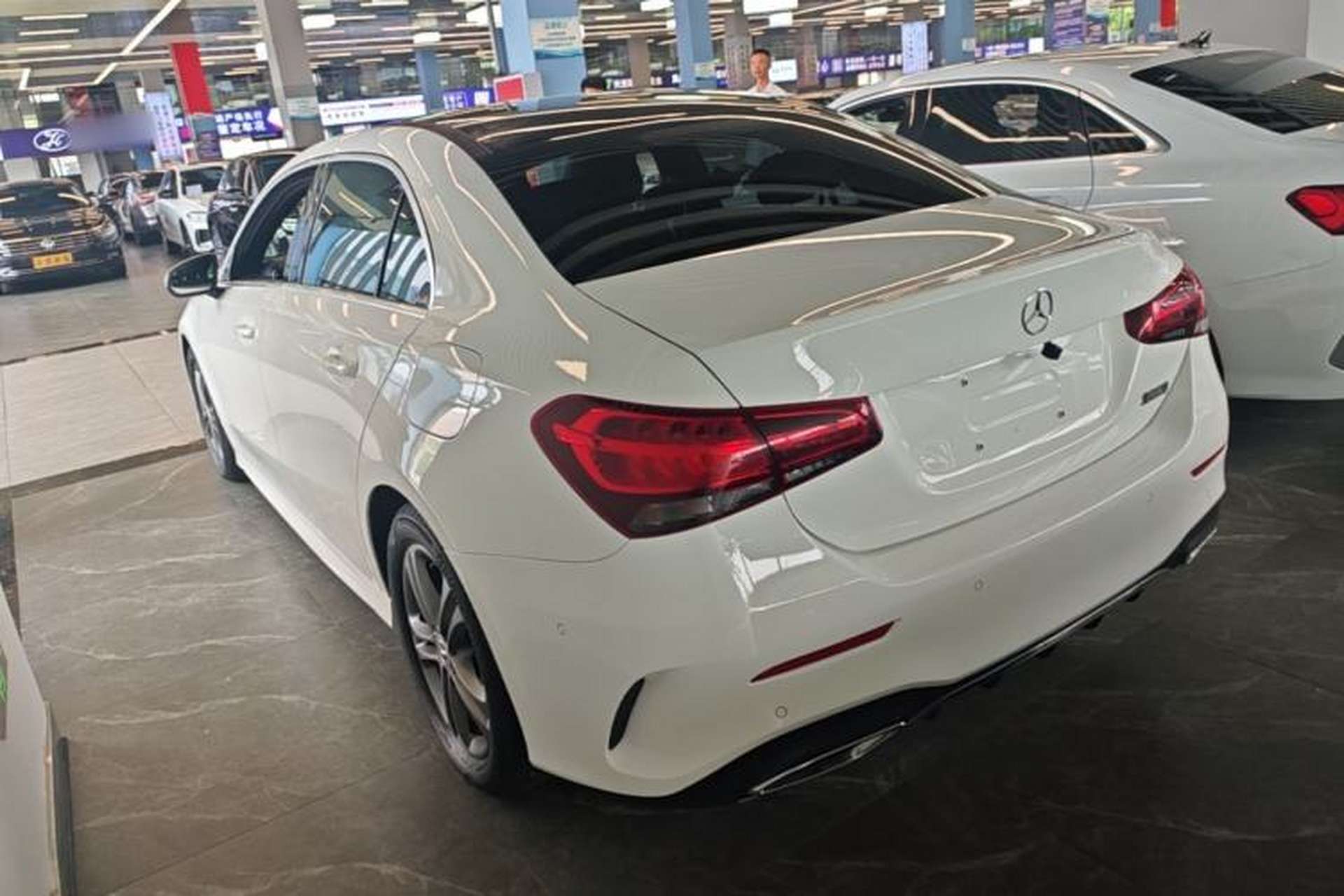 Used Mercedes-Benz A-Class 2020 Second Facelift A 180 L Sport Sedan Rear Left 45 Deg