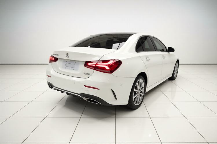 Used Mercedes-Benz A-Class 2020 Restyled A 200 L Sport Sedan Dynamic Version Rear Right 45 Deg