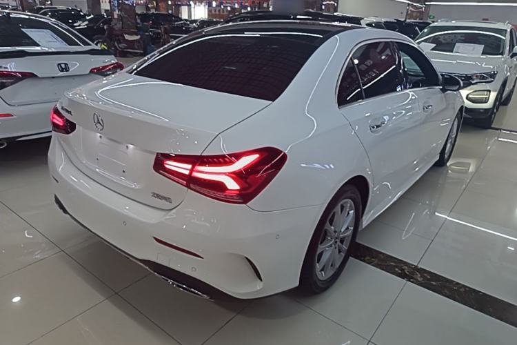 Used Mercedes-Benz A-Class 2020 Restyled A 200 L Sport Sedan Dynamic Version Rear Right 45 Deg