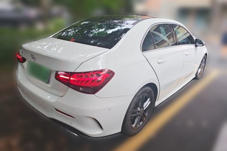 Used Mercedes-Benz A-Class 2020 Second Facelift A 180 L Sport Sedan Rear Right 45 Deg