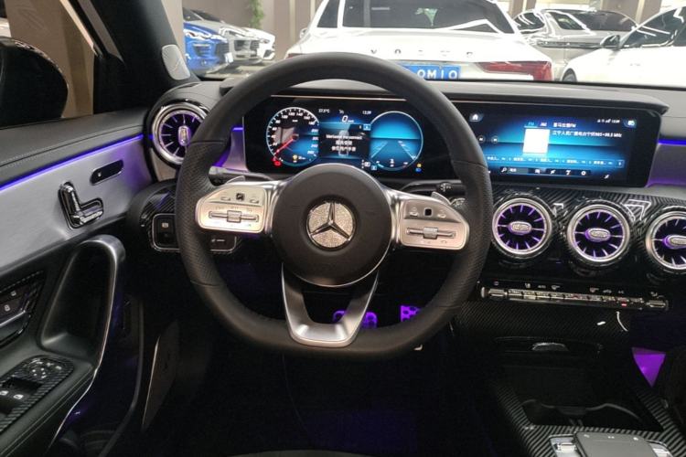 Used Mercedes-Benz A-Class 2020 A 220 L 4MATIC Sport Sedan Steering Wheel