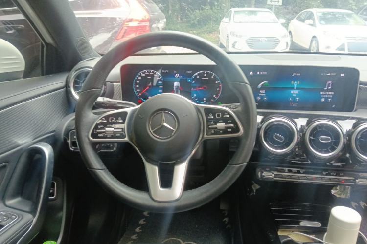 Used Mercedes-Benz A-Class 2020 Second Facelift A 180 L Sport Sedan Steering Wheel