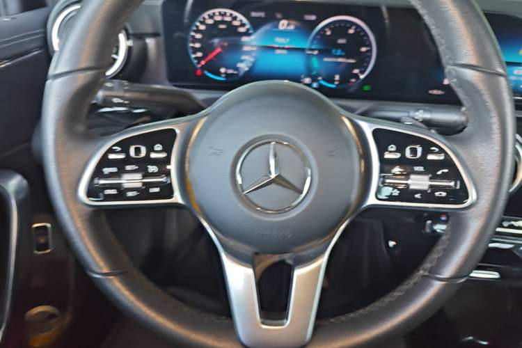 Used Mercedes-Benz A-Class 2020 Restyled A 200 L Sport Sedan Dynamic Version Steering Wheel