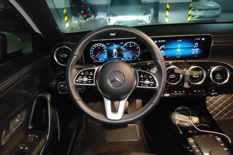 Used Mercedes-Benz A-Class 2020 Restyled A 200 L Sport Sedan Dynamic Version Steering Wheel