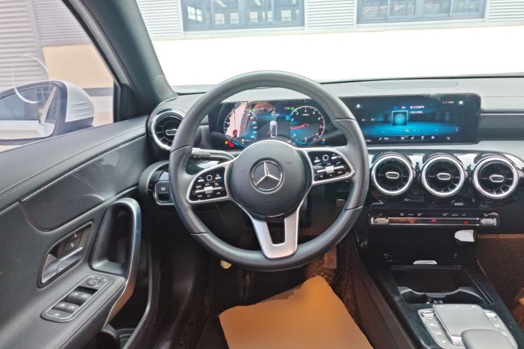 Used Mercedes-Benz A-Class 2020 Restyled A 200 L Sport Sedan Dynamic Version Steering Wheel