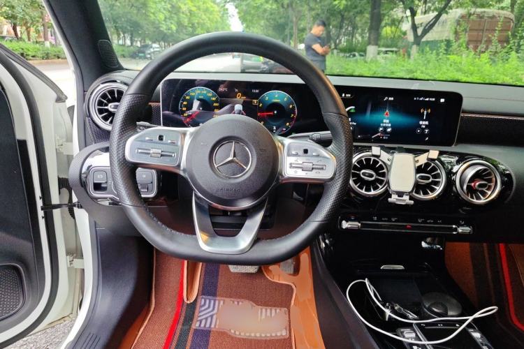 Used Mercedes-Benz A-Class 2020 Restyled A 200 L Sport Sedan Dynamic Version Steering Wheel