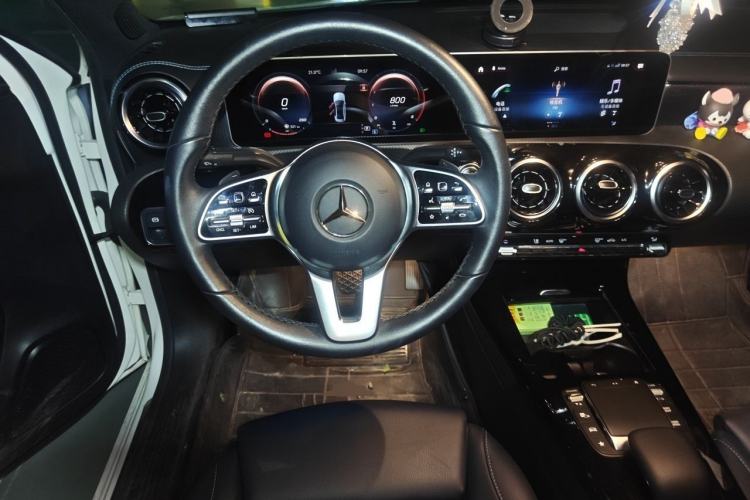 Used Mercedes-Benz A-Class 2020 Restyled A 200 L Sport Sedan Dynamic Version Steering Wheel