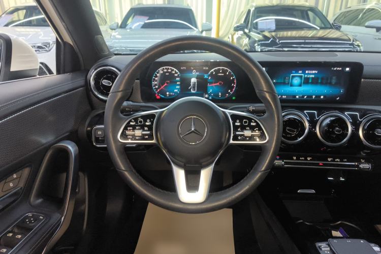 Used Mercedes-Benz A-Class 2020 Second Facelift A 180 L Sport Sedan Steering Wheel