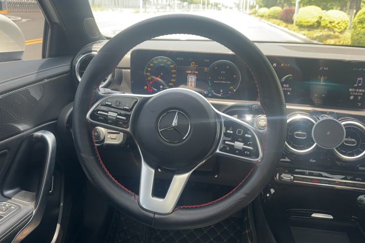 Used Mercedes-Benz A-Class 2020 Restyled A 200 L Sport Sedan Dynamic Version Steering Wheel