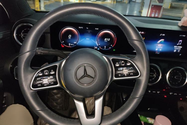 Used Mercedes-Benz A-Class 2020 Restyled A 200 L Sport Sedan Dynamic Version Steering Wheel
