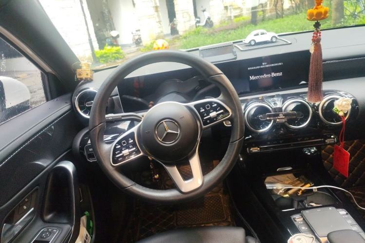 Used Mercedes-Benz A-Class 2020 Restyled A 200 L Sport Sedan Dynamic Version Steering Wheel