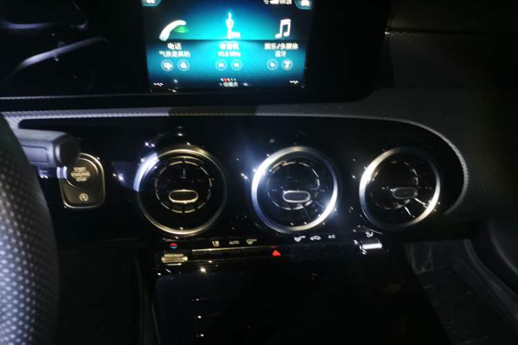 Used Mercedes-Benz A-Class 2020 A 180 L Sport Sedan Audio And AC Panel