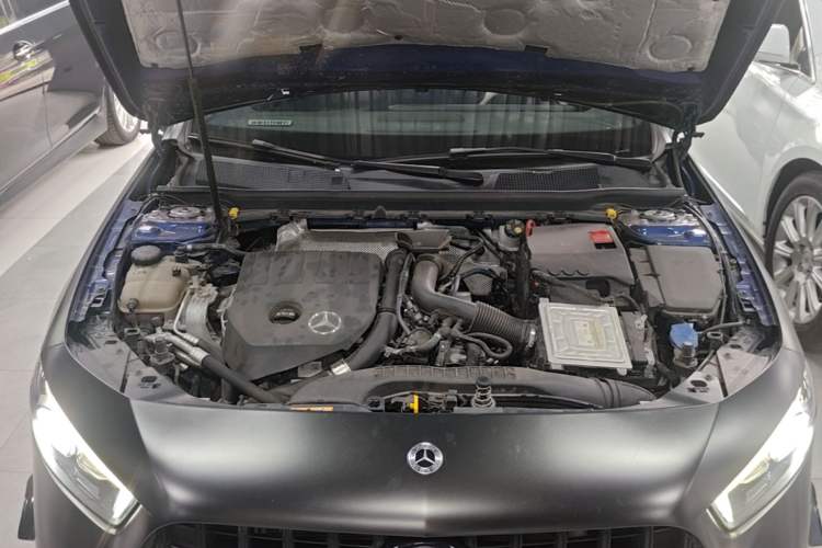 Used Mercedes-Benz A-Class 2021 A 200 L Sport Sedan Fashion Model Engine Bay