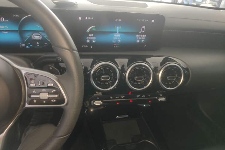 Used Mercedes-Benz A-Class 2021 A 200 L Sport Sedan Dynamic Model Audio And AC Panel