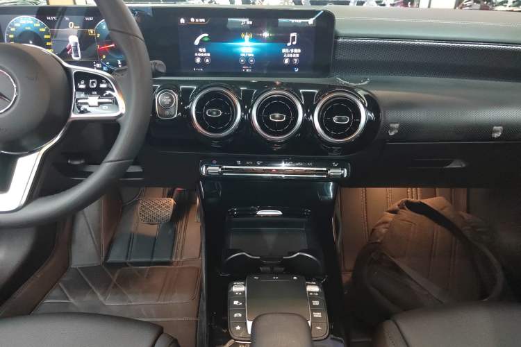 Used Mercedes-Benz A-Class 2021 A 200 L Sport Sedan Dynamic Model Audio And AC Panel