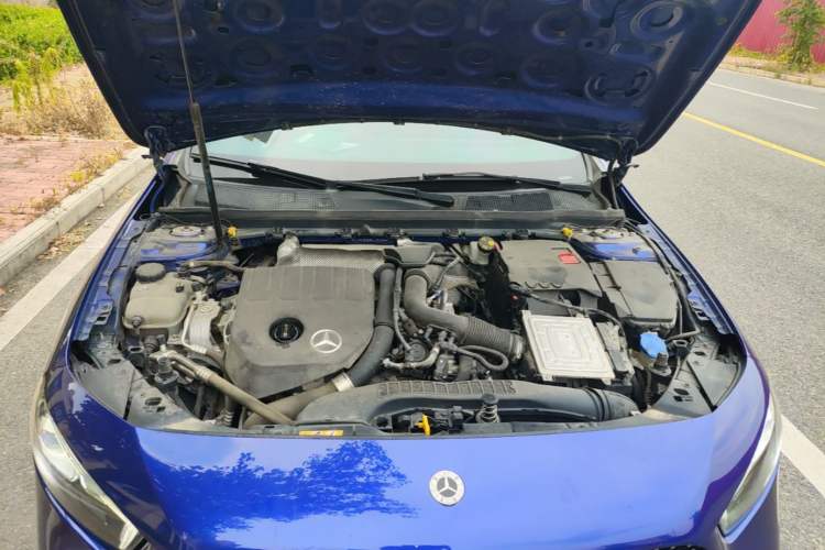 Used Mercedes-Benz A-Class 2021 A 200 L Sport Sedan Fashion Model Engine Bay