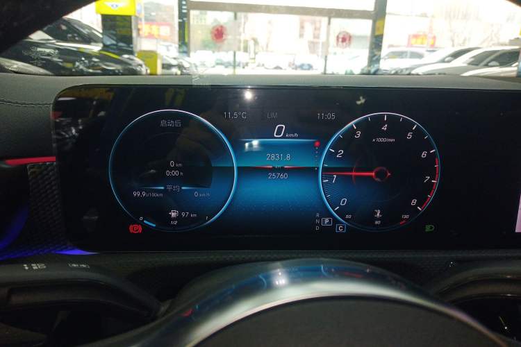Used Mercedes-Benz A-Class 2021 A 200 L Sport Sedan Fashion Model Instrument Cluster