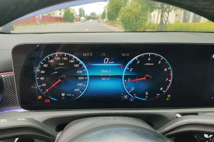 Used Mercedes-Benz A-Class 2021 A 200 L Sport Sedan Fashion Model Instrument Cluster