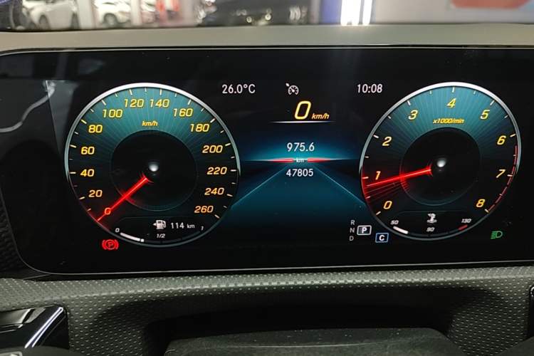 Used Mercedes-Benz A-Class 2021 A 200 L Sport Sedan Dynamic Model Instrument Cluster