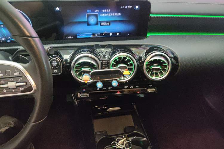 Used Mercedes-Benz A-Class 2021 A 200 L Sport Sedan Dynamic Model Audio And AC Panel