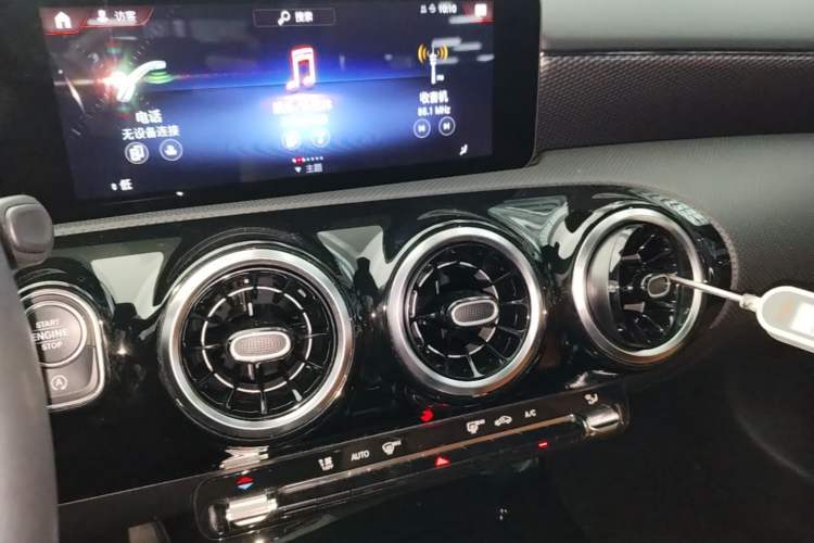 Used Mercedes-Benz A-Class 2021 A 200 Dynamic Edition Audio And AC Panel