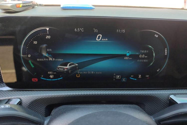 Used Mercedes-Benz A-Class 2021 A 200 L Sport Sedan Fashion Model Instrument Cluster