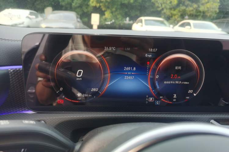 Used Mercedes-Benz A-Class 2021 A 200 L Sport Sedan Dynamic Model Instrument Cluster