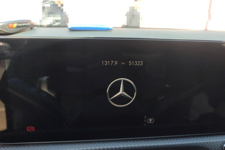 Used Mercedes-Benz A-Class 2021 A 200 L Sport Sedan Fashion Model Odometer Close Up