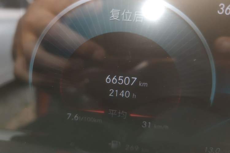 Used Mercedes-Benz A-Class 2021 A 200 L Sport Sedan Fashion Model Odometer Close Up