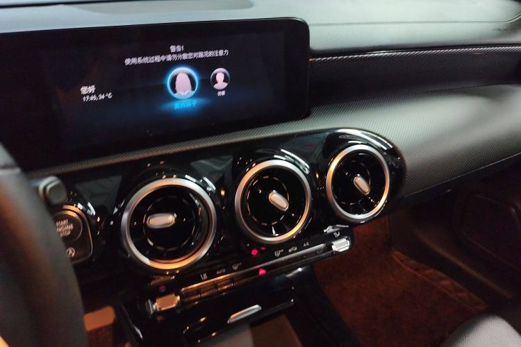 Used Mercedes-Benz A-Class 2021 A 200 L Sport Sedan Dynamic Model Audio And AC Panel