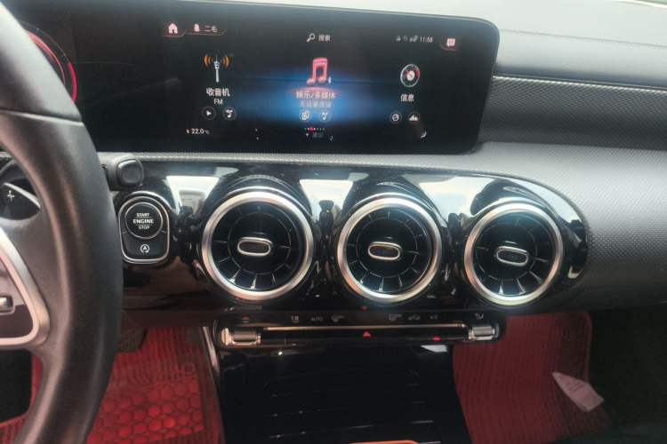 Used Mercedes-Benz A-Class 2021 A 180 L Sport Sedan Audio And AC Panel