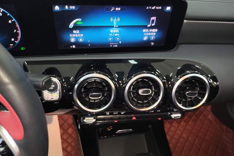 Used Mercedes-Benz A-Class 2021 Restyled A 180 L Sport Sedan Audio And AC Panel