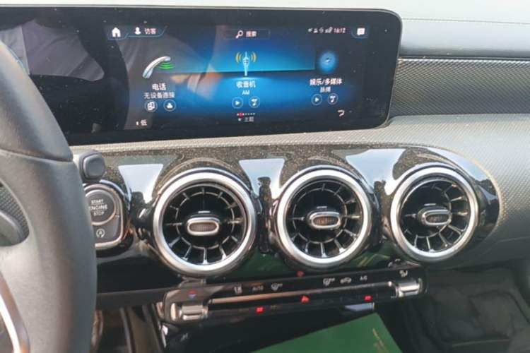 Used Mercedes-Benz A-Class 2021 Restyled A 180 L Sport Sedan Audio And AC Panel