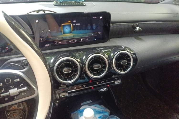Used Mercedes-Benz A-Class 2021 Restyled A 180 L Sport Sedan Audio And AC Panel