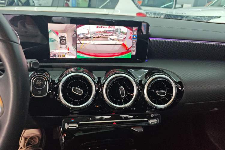 Used Mercedes-Benz A-Class 2021 A 200 L Sport Sedan Dynamic Model Audio And AC Panel