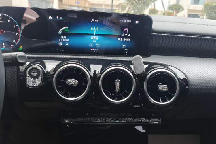 Used Mercedes-Benz A-Class 2021 A 200 L Sport Sedan Dynamic Model Audio And AC Panel