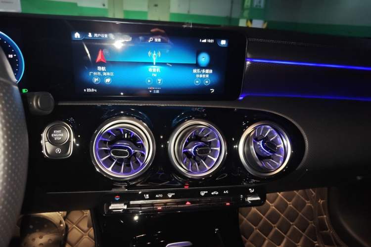 Used Mercedes-Benz A-Class 2021 A 200 L Sport Sedan Fashion Model Audio And AC Panel
