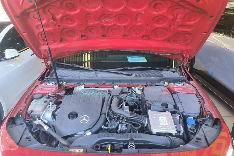 Used Mercedes-Benz A-Class 2021 A 200 L Sport Sedan Fashion Model Engine Bay
