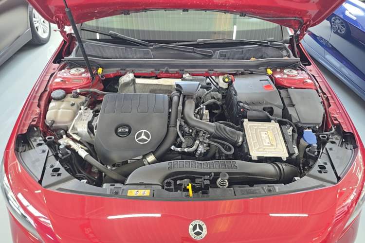 Used Mercedes-Benz A-Class 2021 A 200 L Sport Sedan Fashion Model Engine Bay