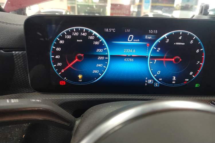 Used Mercedes-Benz A-Class 2021 A 200 L Sport Sedan Dynamic Model Instrument Cluster