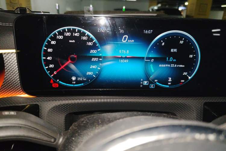 Used Mercedes-Benz A-Class 2021 Restyled A 180 L Sport Sedan Odometer Close Up