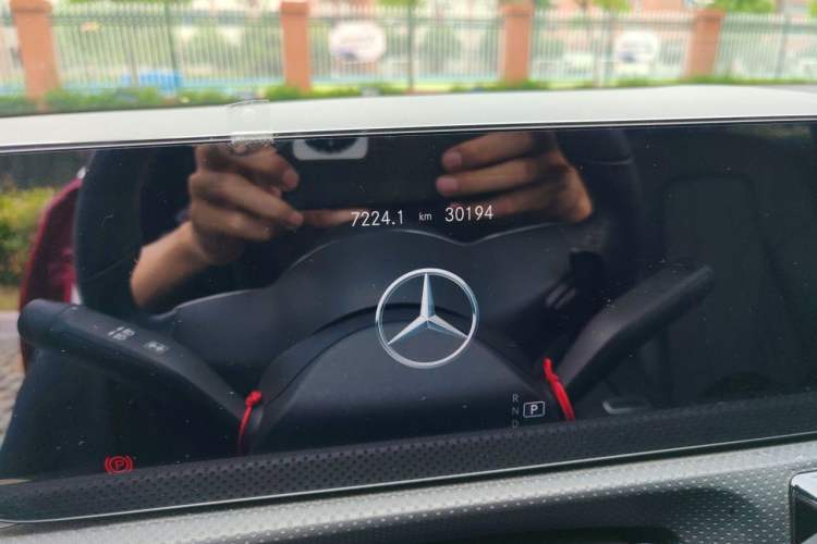 Used Mercedes-Benz A-Class 2021 Restyled A 180 L Sport Sedan Odometer Close Up
