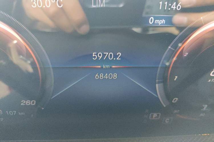 Used Mercedes-Benz A-Class 2021 A 200 L Sport Sedan Fashion Model Odometer Close Up