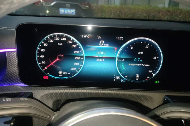 Used Mercedes-Benz A-Class 2021 A 200 L Sport Sedan Dynamic Model Instrument Cluster