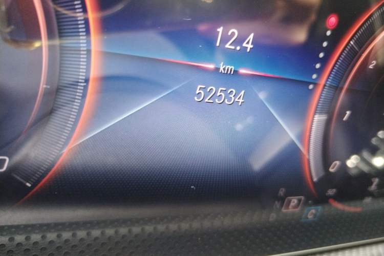 Used Mercedes-Benz A-Class 2021 A 200 L Sport Sedan Fashion Model Odometer Close Up